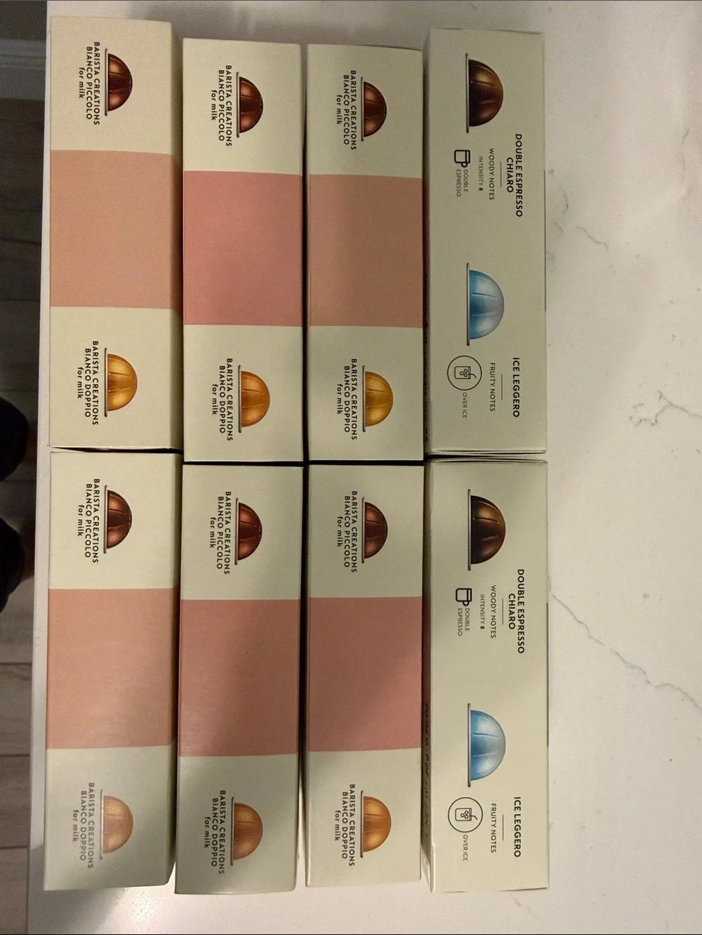 Nespresso Capsule Boxes 8 sealed boxes- 16 pods - Picture 1 of 1